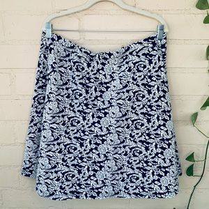 ASOS CURVE New Look Floral Skater Skirt US 18